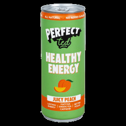 PERFECTTED Healthy matcha energy drink broskev 250 ml