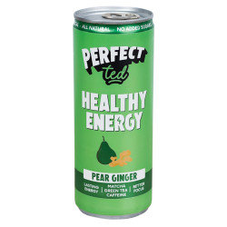 PERFECTTED Healthy matcha energy drink hruška a zázvor 250 ml