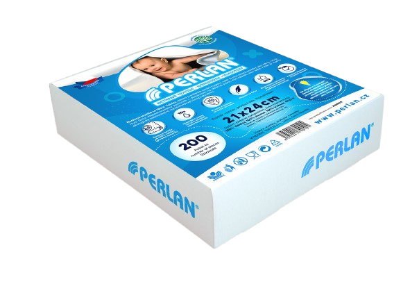 PERLAN netkaná textilie 45g 21 x 24 cm 200 ks