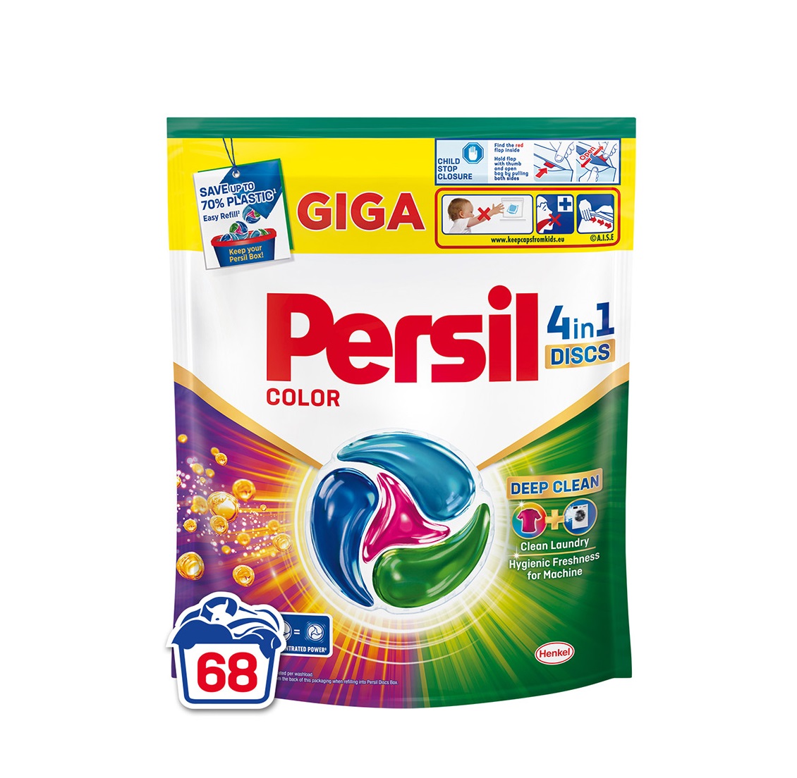 Persil Kapsle na praní Discs Color 68 ks