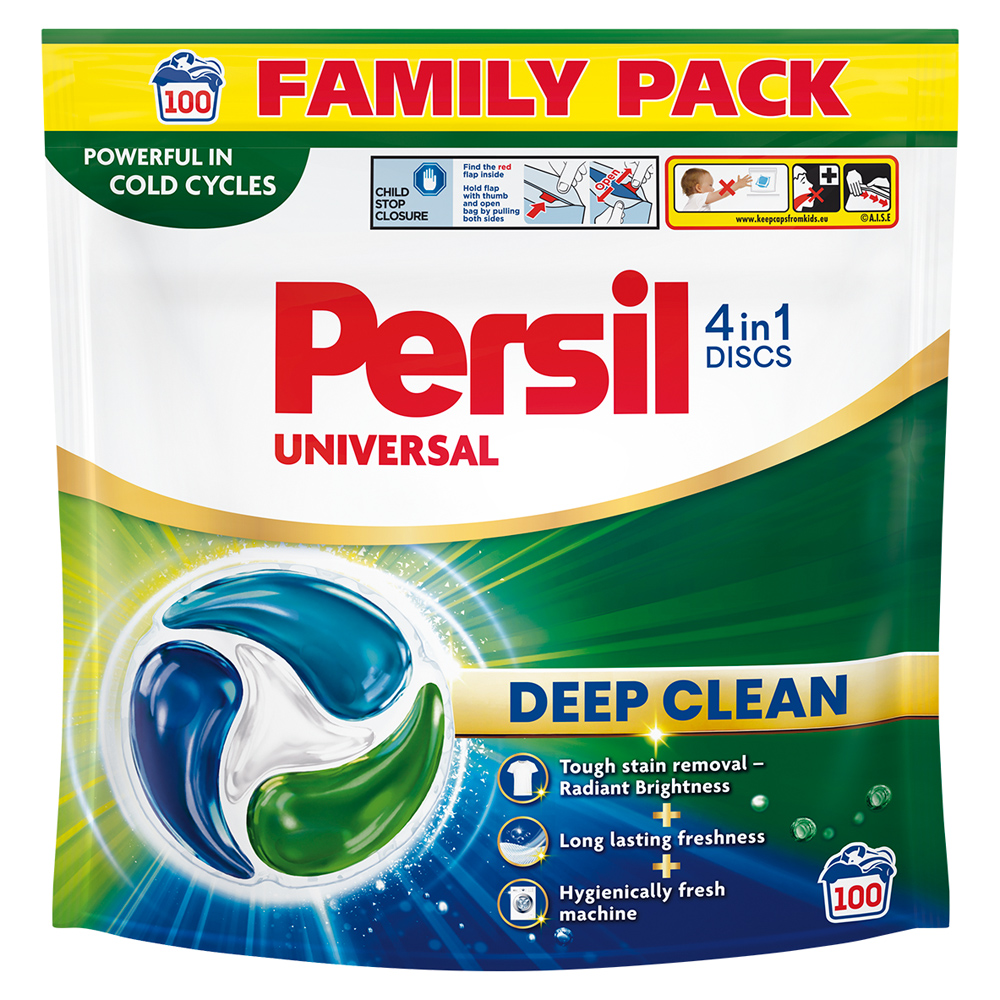 Persil Kapsle na praní Discs Deep Clean Universal 100 ks