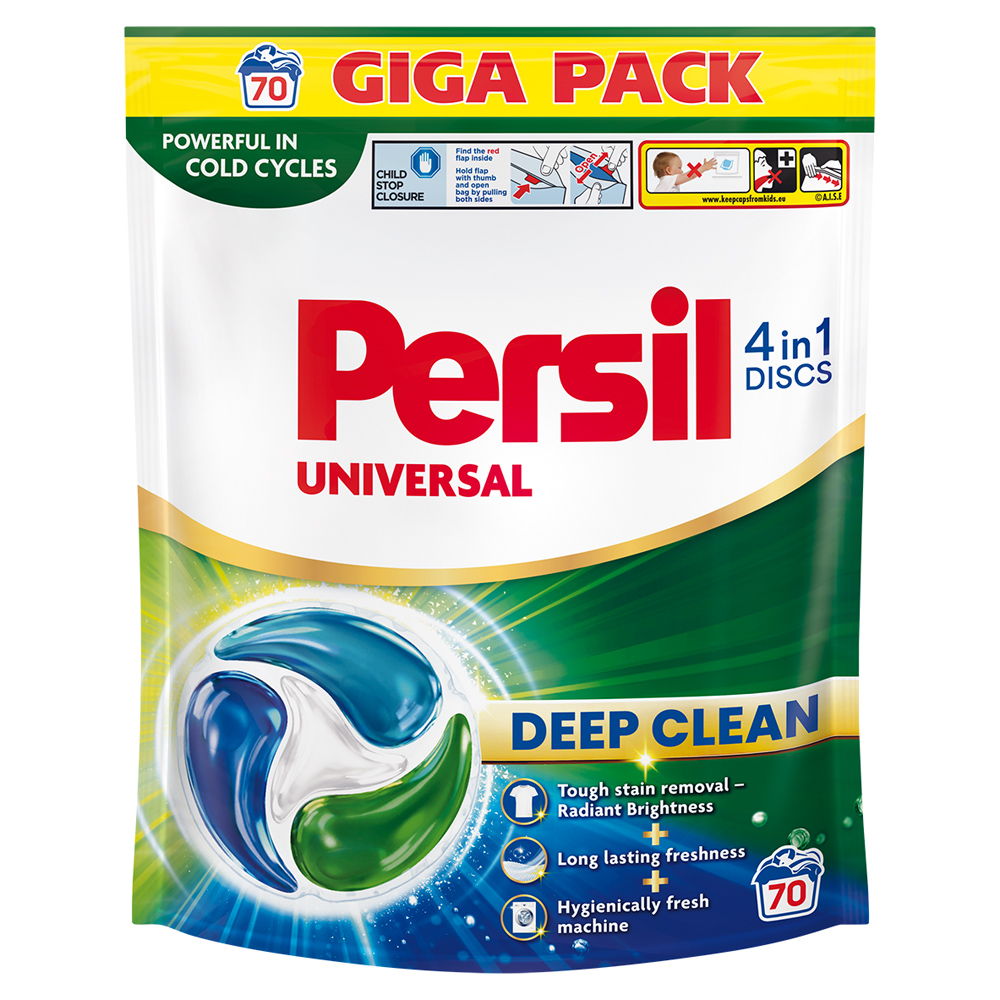 Persil Kapsle na praní Discs Deep Clean Universal 70 ks