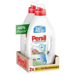 Persil Prací gel Sensitive ultra koncentrovaný 2x1,24 l 124 dávek