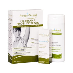 PERSPI-GUARD Antiperspirant ve spreji 30 ml a Antibakteriální sprchový krém 200 ml