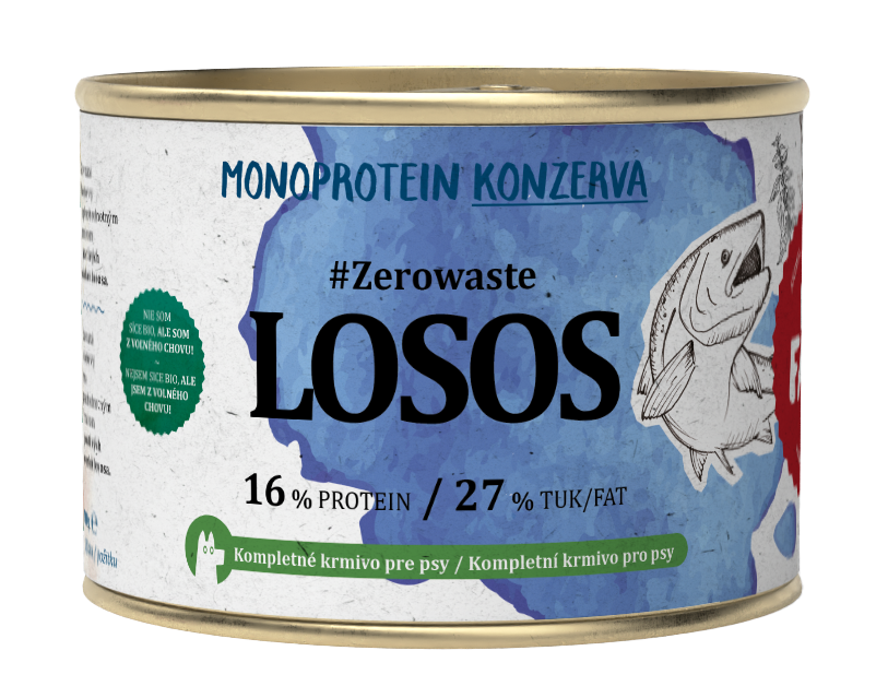 PET FARM FAMILY ZeroWaste Losos - konzerva pro psy 180 g