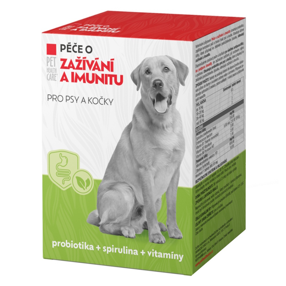 PET HEALTH CARE FYTO Péče o zažívání a imunitu pro psy a kočky 90 tablet