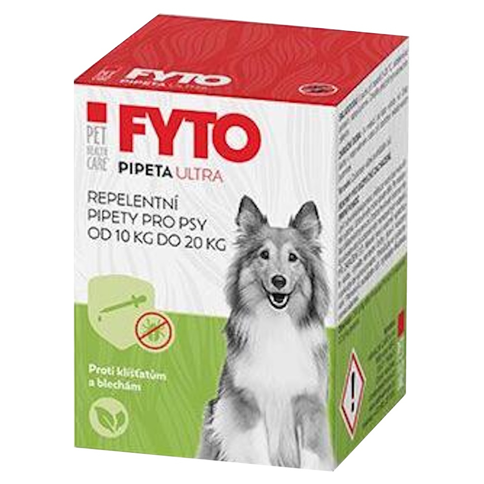 PET HEALTH CARE FYTO Pipeta ultra pro psy 10-20 kg 3x10 ml