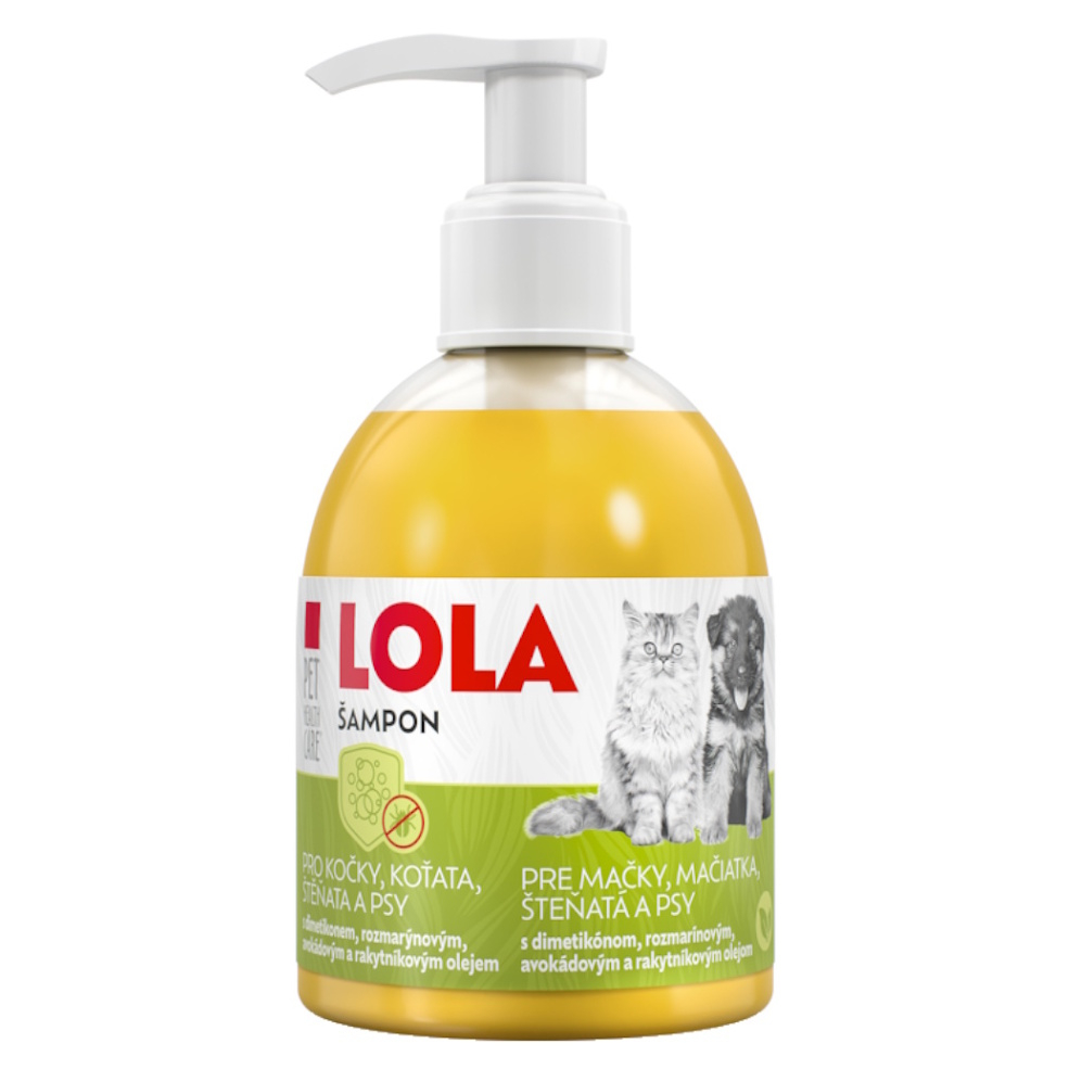 PET HEALTH CARE LOLA antiparazitní šampon pro psy a kočky 250 ml
