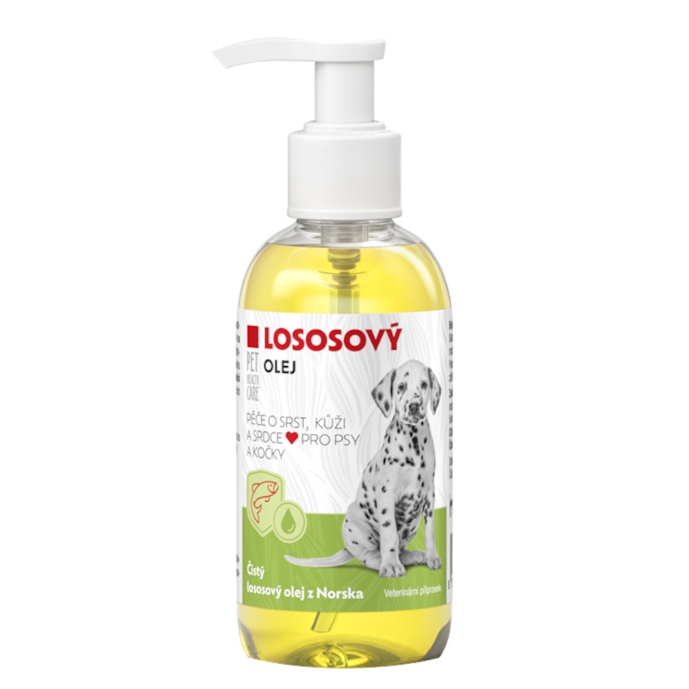 PET HEALTH CARE Lososový olej péče o srst, kůži a srdce 250 ml
