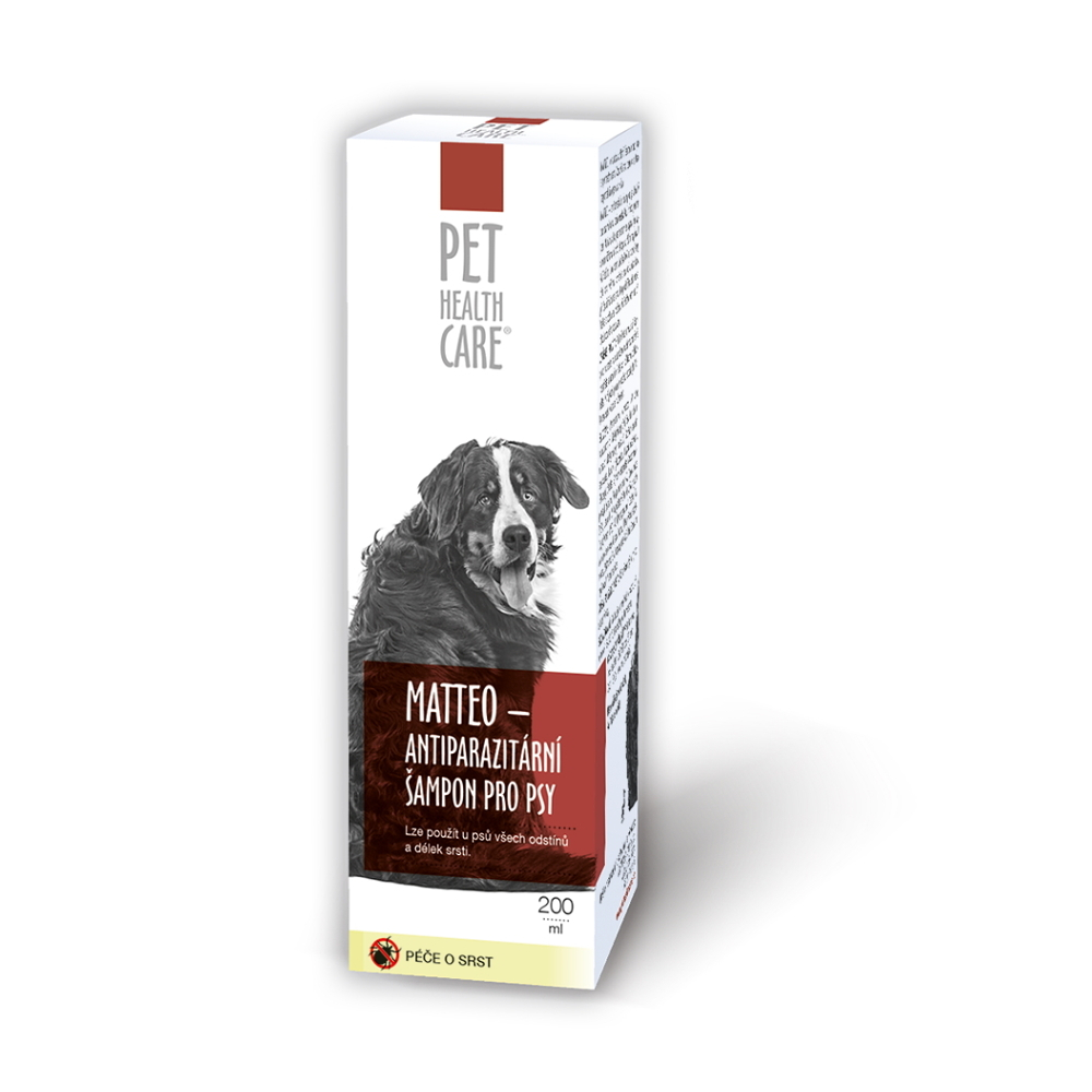 PET HEALTH CARE MATTEO antiparazitární šampon pro psy 200 ml