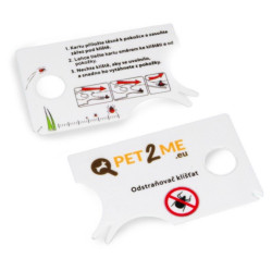 PET2ME Odstraňovač klíšťat s lupou 1 kus