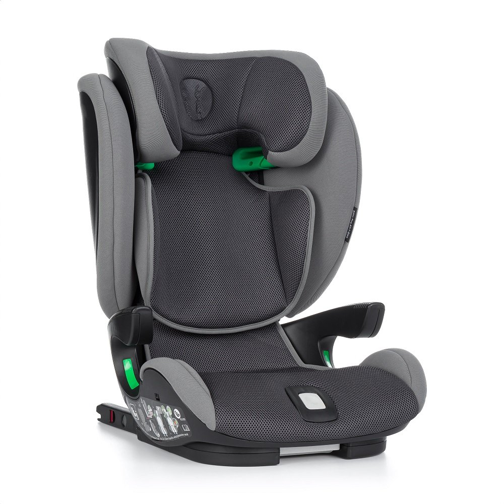 Petite&Mars Autosedačka Elite Fix Pro i-Size Grey Air 100-150 cm (15-36 kg)