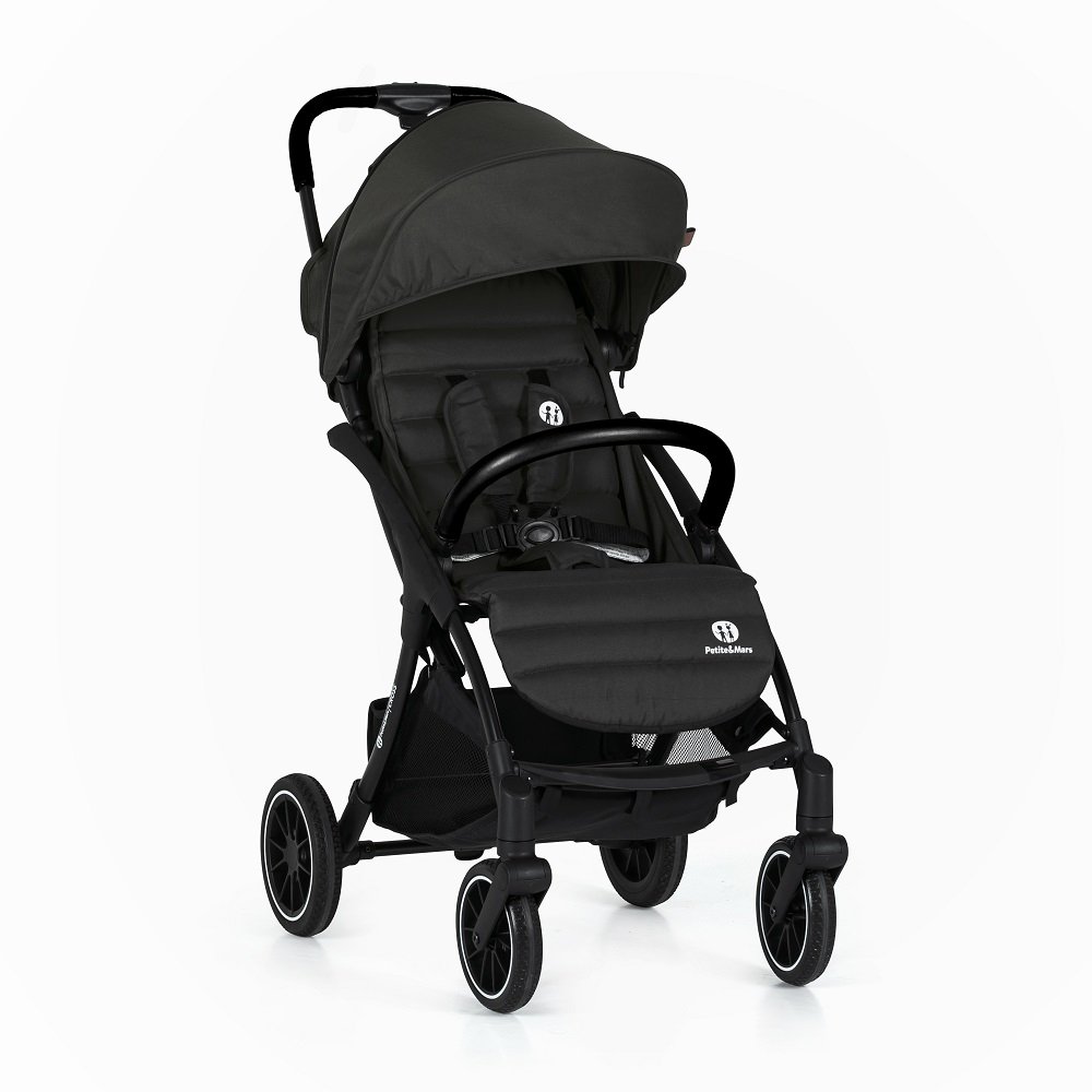 Petite&Mars Kočárek sportovní Cross Absolute Black