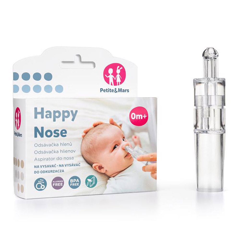 PETITE&MARS Odsávačka nosních hlenů na vysavač Happy Nose 0 m+