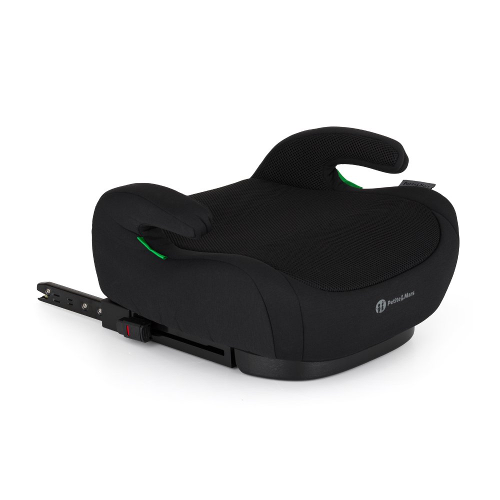 Petite&Mars Podsedák Optimus Pro i-Size Air Coal Black 125 - 150 cm (22-36 kg)