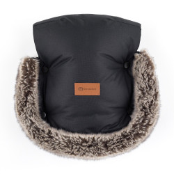 Petite&Mars Rukávník / rukavice Furry Forever Black
