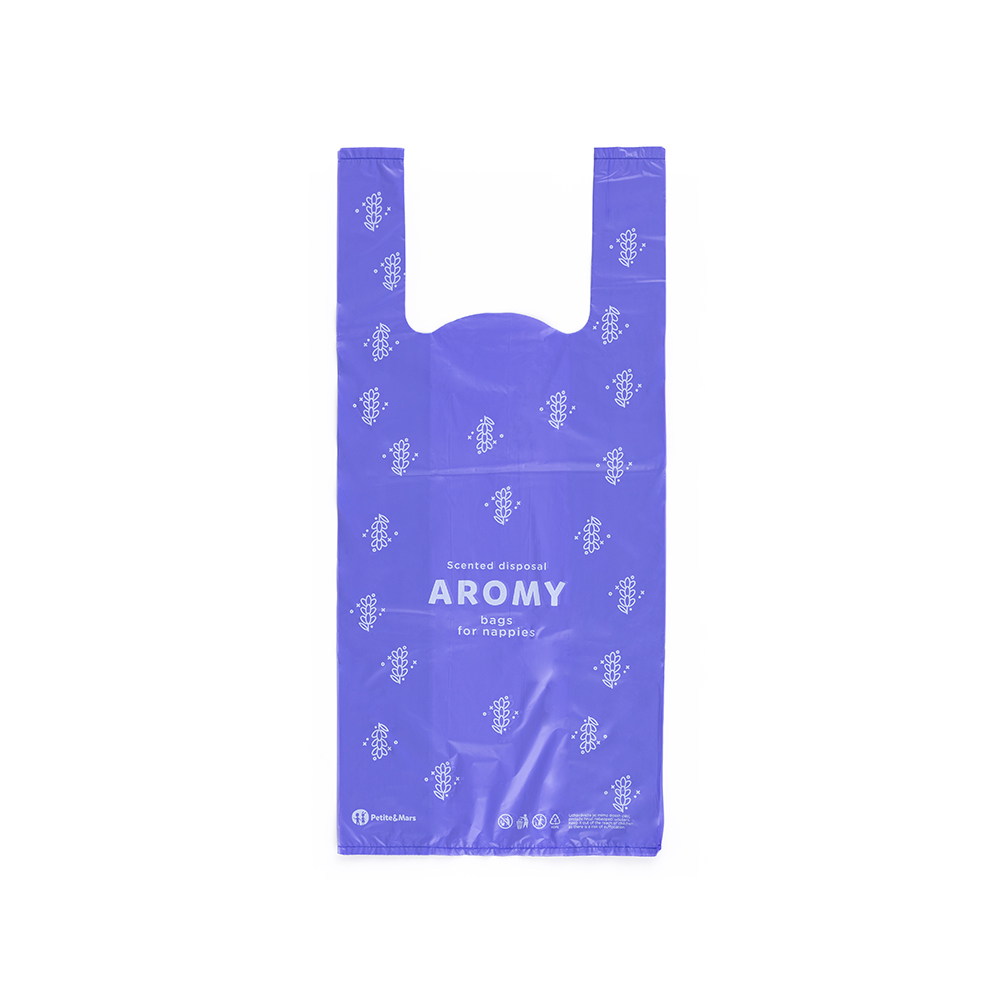 Petite&Mars Sáčky voňavé na pleny s úchyty Aromy 100 ks