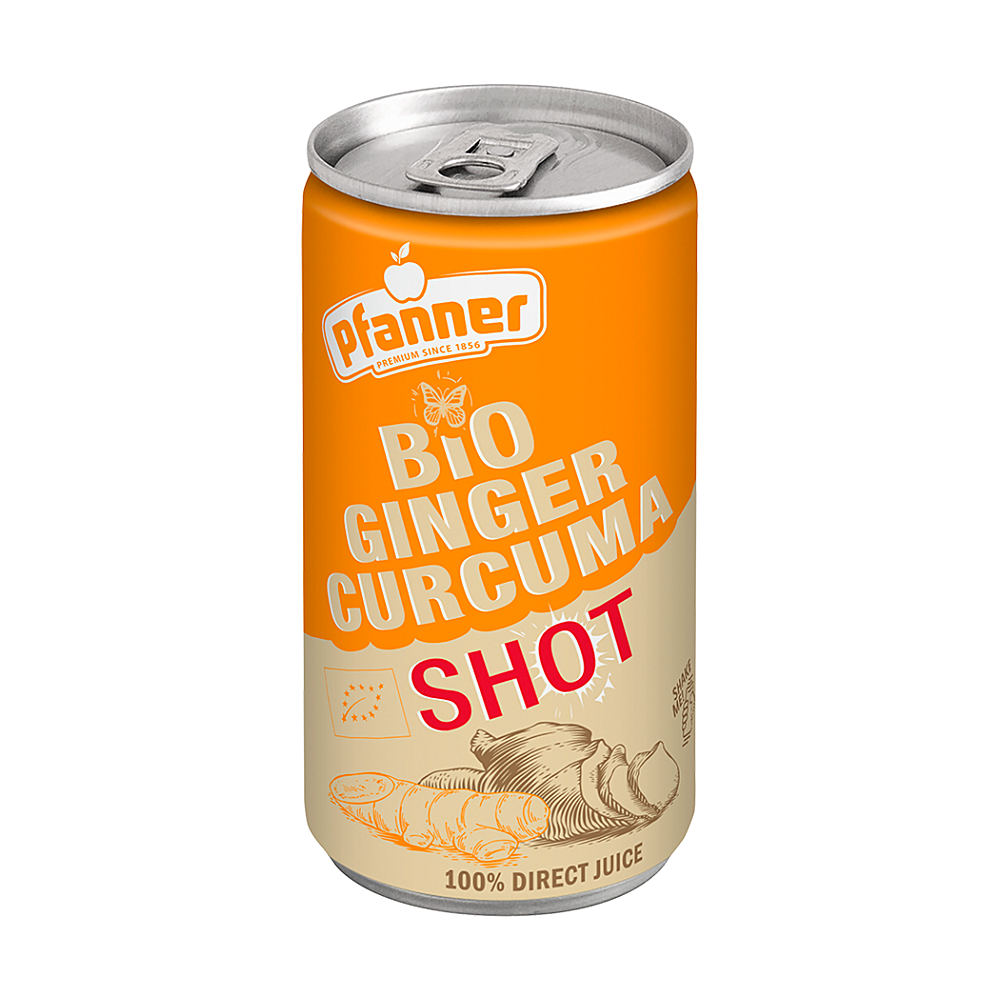 PFANNER Ginger curcuma shot BIO 150 ml