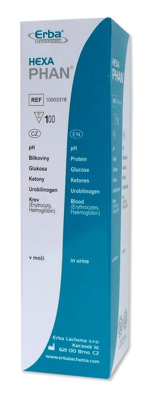 PHAN DP Hexa identifikace onemocnění ledvin, urogenitálního traktu, onemocnění jater, metabolické a hemolytické poruchy 50 ks