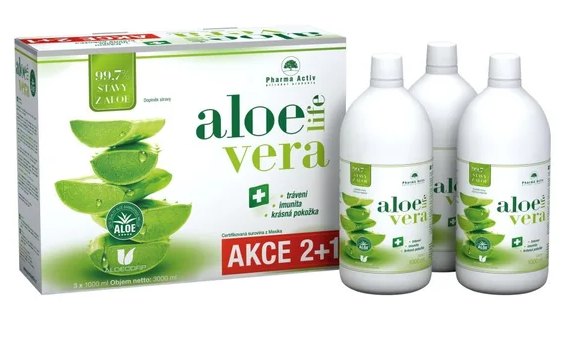PHARMA ACTIV AloeVeraLife Natura 3 x 1000 ml