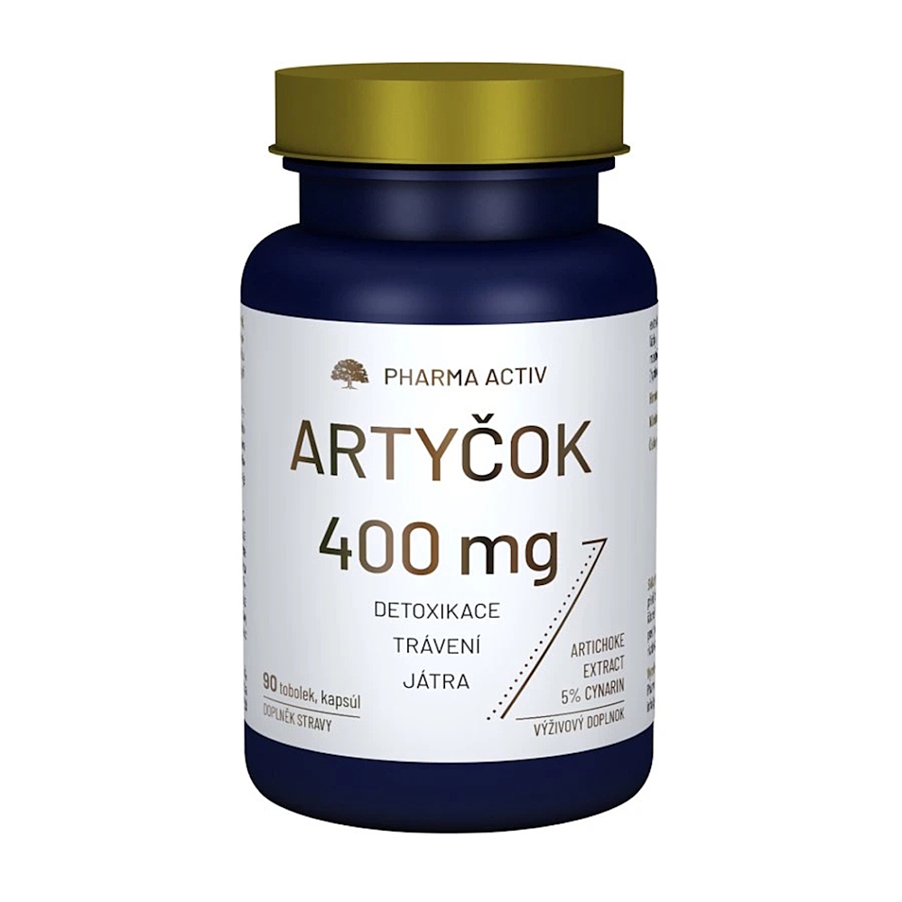 PHARMA ACTIV Artyčok 400mg 90 tobolek