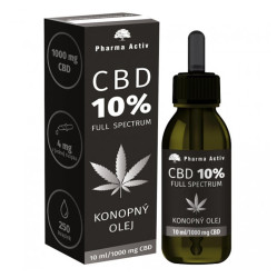 PHARMA ACTIV CBD 10% full spectrum konopný olej 10 ml