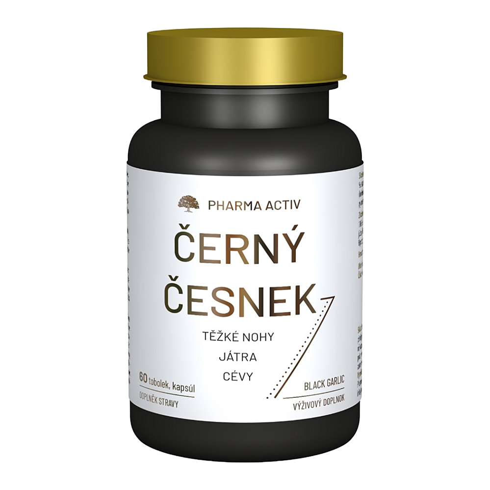 PHARMA ACTIV Černý česnek 60 tobolek