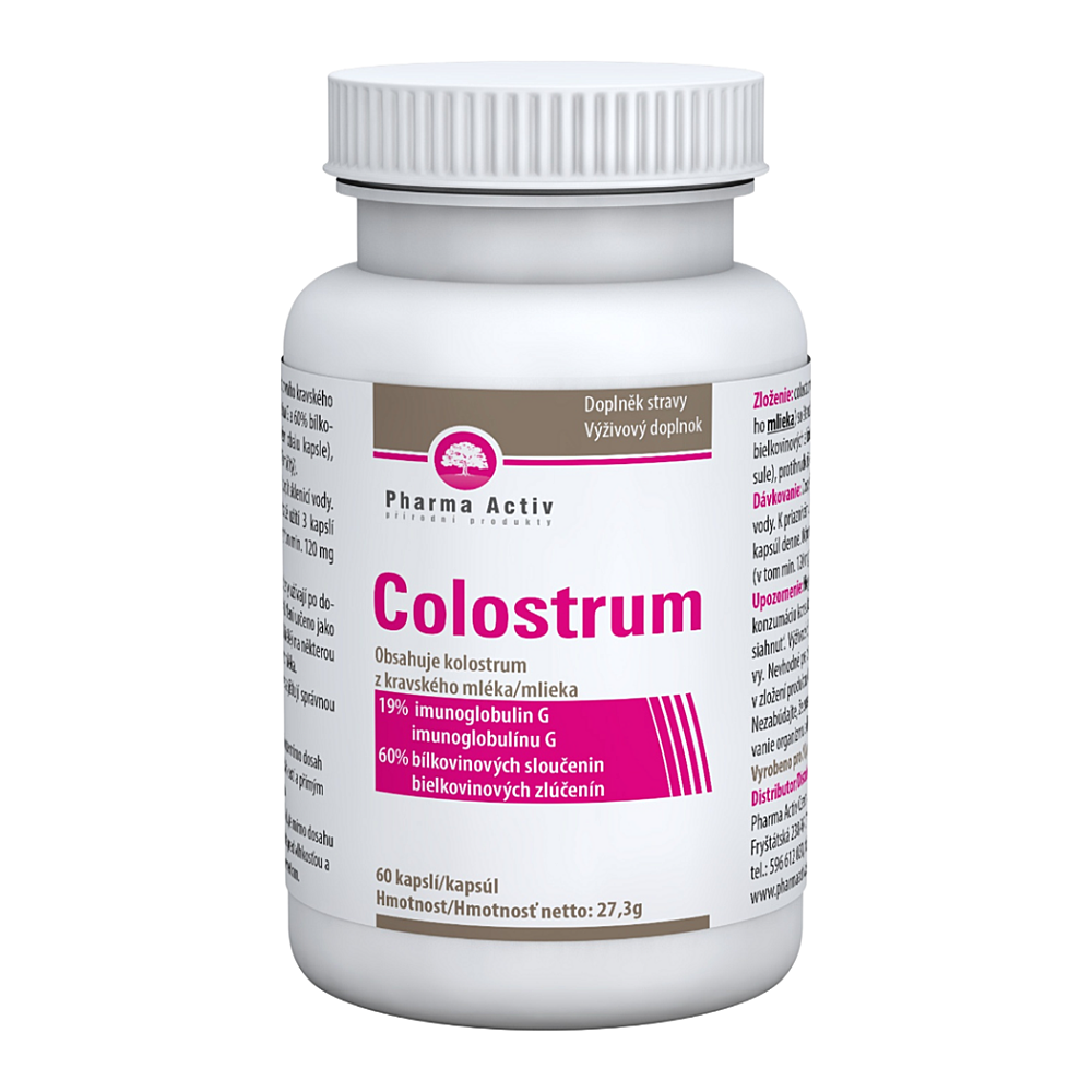 PHARMA ACTIV Colostrum 60 kapslí