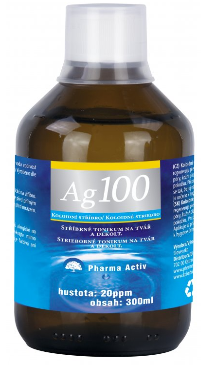 PHARMA ACTIV Koloidní stříbro Ag 100 (20ppm) 300 ml