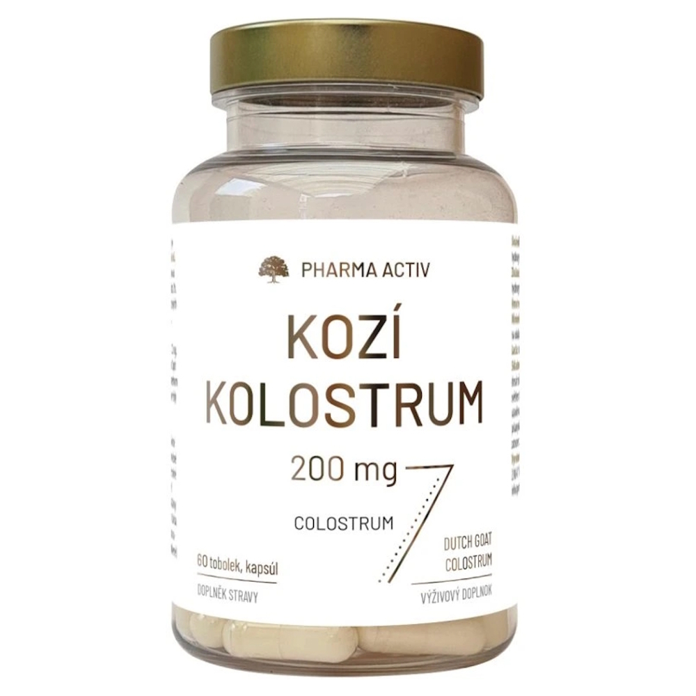 PHARMA ACTIV Kozí kolostrum 200 mg 60 tobolek