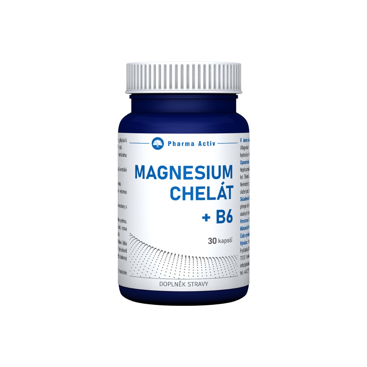Pharma Activ Magnesium Chelát + B6 30 kapslí