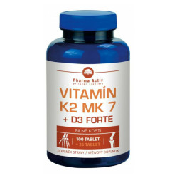PHARMA ACTIV Vitamin K2 MK7 + D3 FORTE 1000 I.U. 125 tablet