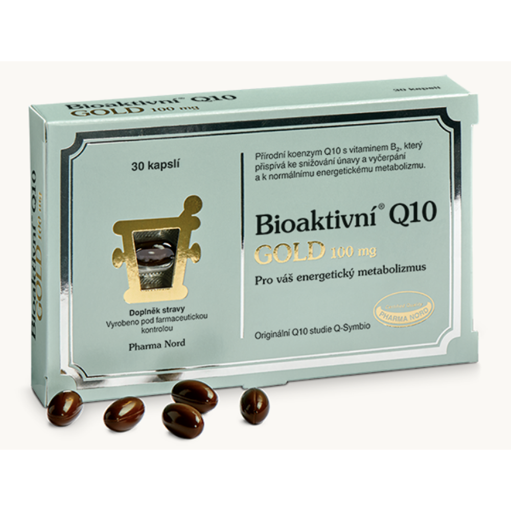 PHARMA NORD Bioaktivní Q10 gold 100 mg 30 kapslí
