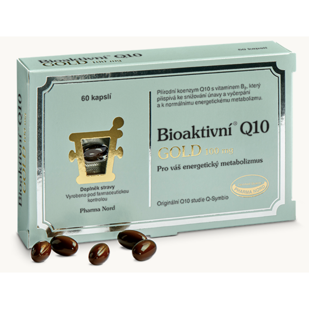 PHARMA NORD Bioaktivní Q10 gold 100 mg 60 kapslí