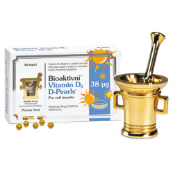 PHARMA NORD Bioaktivní Vitamin D3 D-Pearls 38 mcg 80 kapslí
