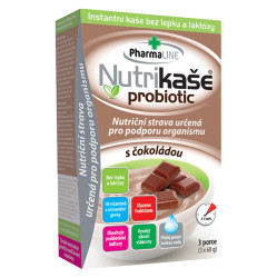 PHARMALINE Nutrikaše probiotic s čokoládou 3 x 60 g