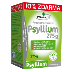 PHARMALINE Psyllium vláknina 275 g + 10% ZDARMA