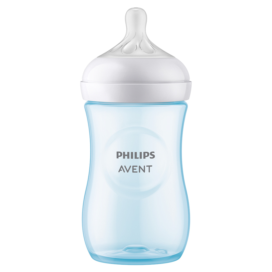 PHILIPS AVENT Láhev Natural Response 260 ml, 1m+, modrá