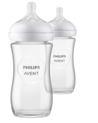 PHILIPS AVENT Láhev Natural Response skleněná 2 x 240 ml