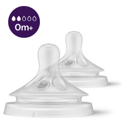 PHILIPS AVENT Savička Natural Response 2 novorozenecký průtok 0m+, 2 ks