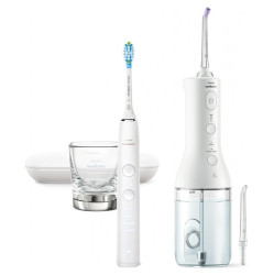 PHILIPS Sonicare 9000 DiamondClean white + Power Flosser white HX3886/41