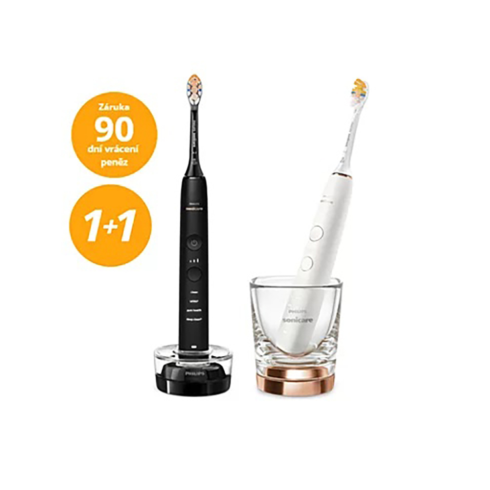 PHILIPS SONICARE 9000 HX9914/69 DiamondClean NG black rose gold 1+1 ks