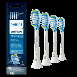 PHILIPS SONICARE C3 Premium Plaque Defence Standardní velikost hlavice sonického kartáčku HX9044/17 4 ks