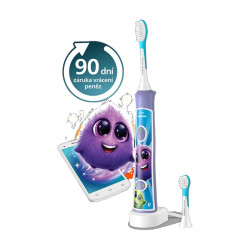 PHILIPS SONICARE For Kids HX6322/12 fialový sonický zubní kartáček pro děti