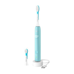 PHILIPS SONICARE For Kids zubní kartáček pro děti HX6600/13 tyrkysový