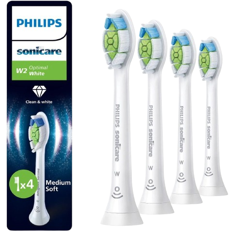 PHILIPS SONICARE Optimal White  HX6064/87, bílé 4 ks
