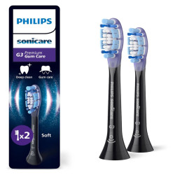 PHILIPS SONICARE Premium gum care náhradní hlavice černé 2 kusy HX9052/88