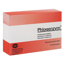 PHLOGENZYM 90 mg/48 mg/100 mg 200 enterosolventních tablet