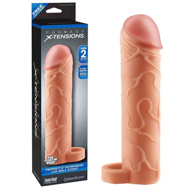 Pipedream Fantasy X-tensions Perfect 2 Extension with Ball Strap