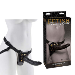 Pipedream Fetish Fantasy Gold Designer Strap-on dildo
